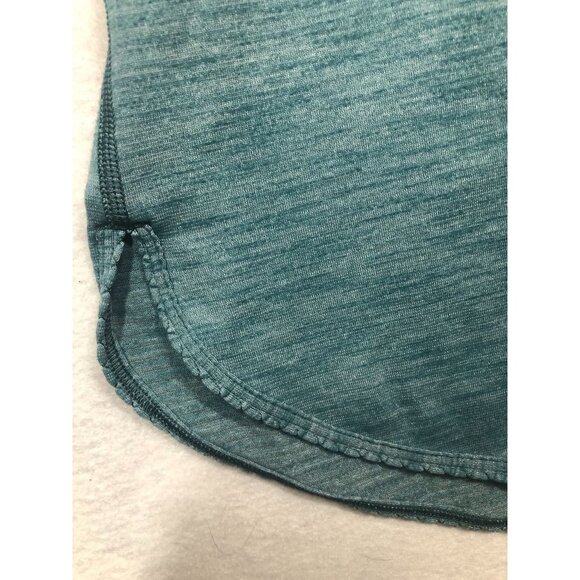 Lululemon 105 F Singlet Tank Top Heathered Desert Teal Green Women's Size 6 - Picture 6 of 7